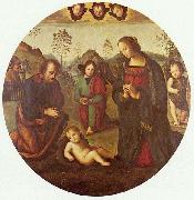 Christi Geburt, Tondo Pietro Perugino
